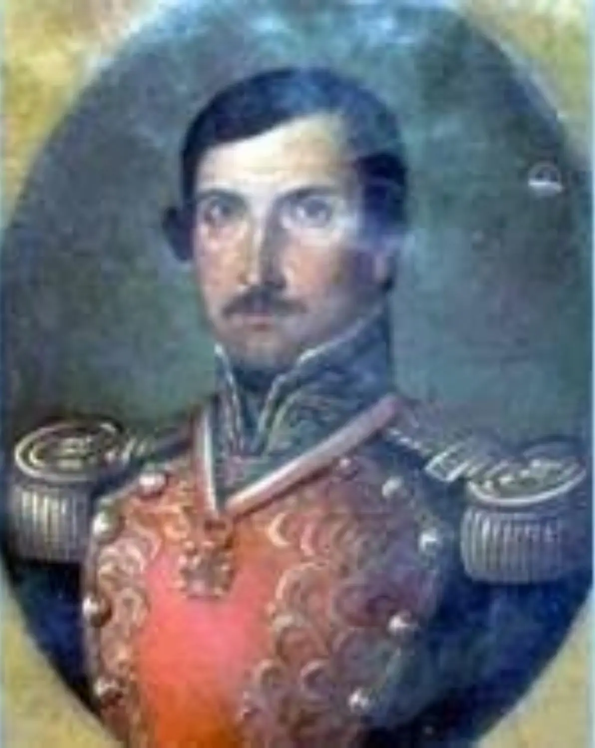 Historic portrait of Pedro García Conde (oil)